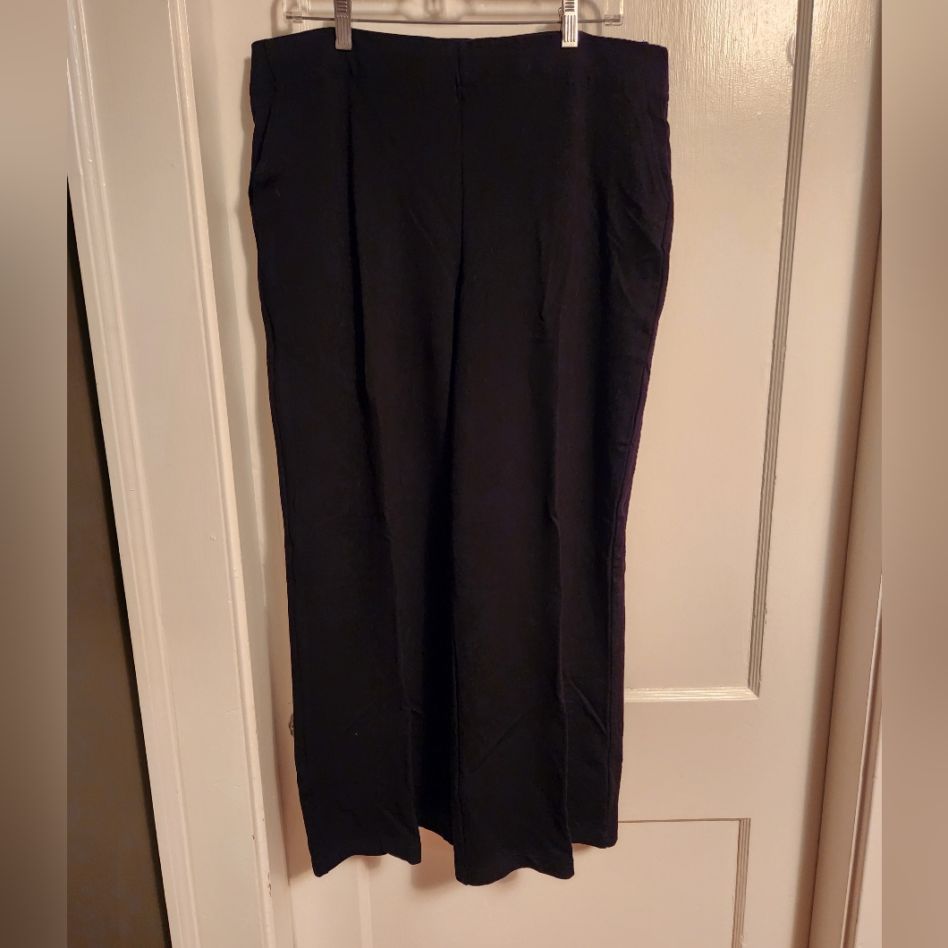 Wantable Womens Plus Size 1x Black Dress Pants